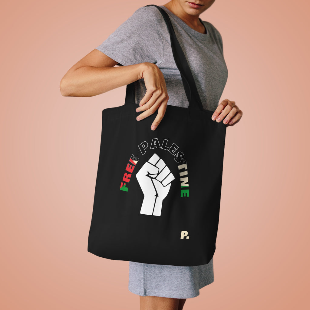 Free Palestine Tote (Black)