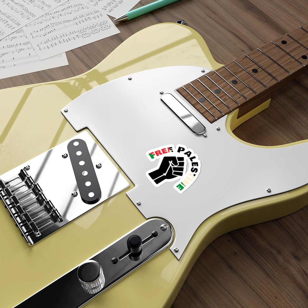 Free Palestine Die-Cut Stickers