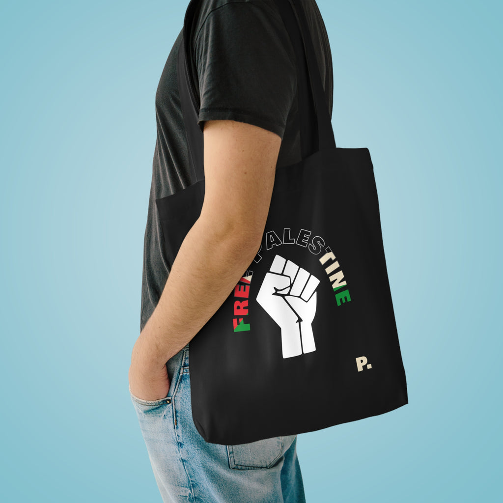 Free Palestine Tote (Black)