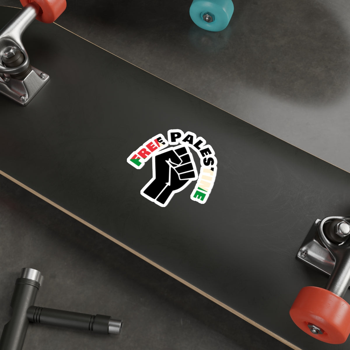 Free Palestine Die-Cut Stickers